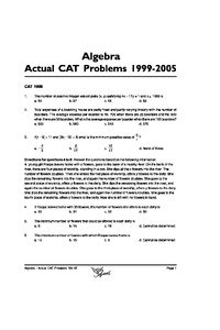 Algebra (1999 2005)